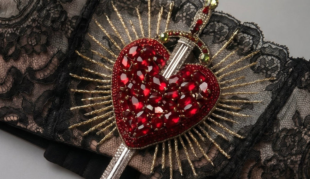 Heart Dagger Bralette