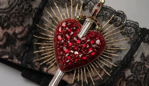 Heart Dagger Bralette
